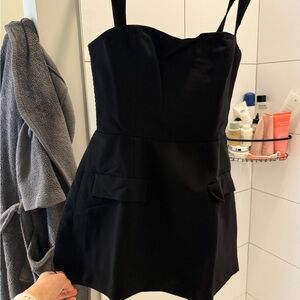 Amanda uprichard black romper